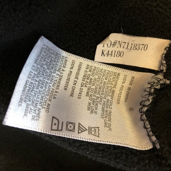 Nautica men’s fleece sweatshirt black size L - Picture 3 of 6